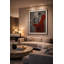Crimson Vow Framed Canvas Wall Art by Kasian Art Studio - Black Frame-253523658