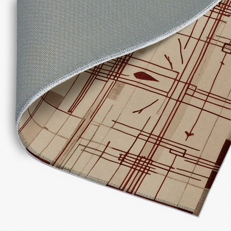 Tapis intérieur et extérieur Diagonal Drift, Rectangle 1 pi 6 po x 2 pi 6 po