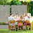 Outdoor Metal Rectangular Individual Planter Box with Trellis for Climbing Plants-1865565208-1865565214