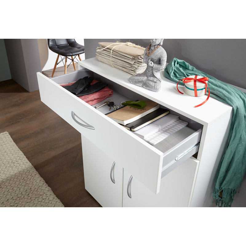 12 Pair Shoe Storage Cabinet, White