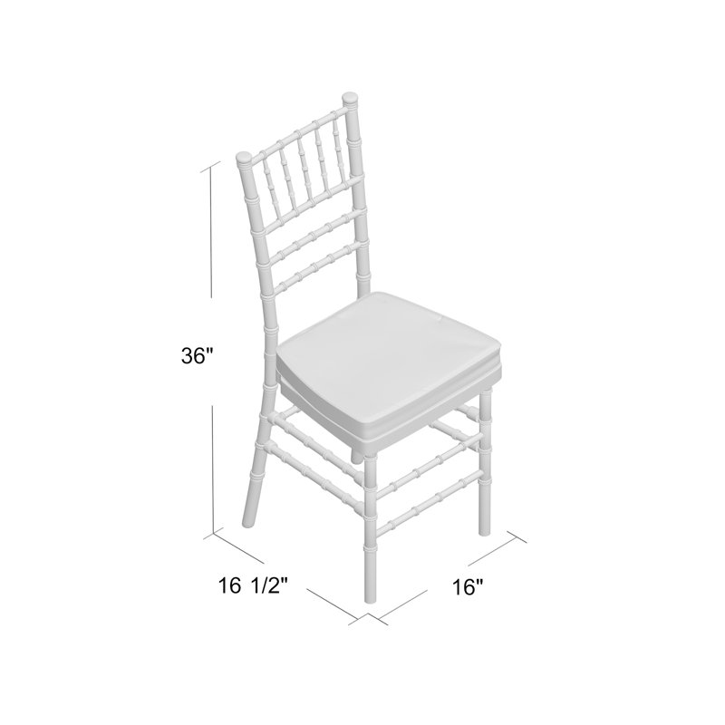 chaise de salle à manger Sherree, Blanc