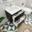 Ensemble de meuble-lavabo mural simple l 24 po x P 20 po x H 22,5 po Aylanna-780994397