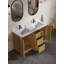 Ensemble de meuble-lavabo moderne 55 po avec évier encastré et dosseret Maxbano-1130403432