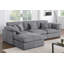  Canapé modulaire en chenille 6 pièces-1268888006