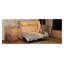 Structure de lit simple TG avec lit gigogne, tablette, tente et bande lumineuse - lit de jeu pour enfants en bois gris