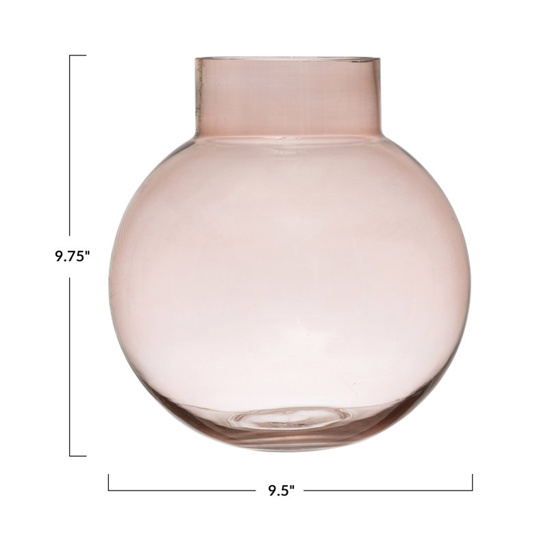Oleana 9.84'' Glass Table Vase