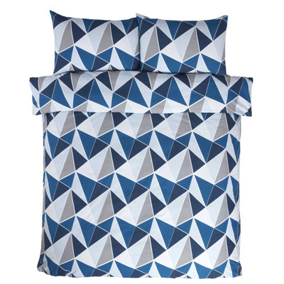 Voss Blue 132 TC Duvet Cover Set