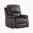 Manon 35.5" Transitional Faux Leather Reclining Chair with Tab Pull Reclining Motion & Metal Reinforced Seat