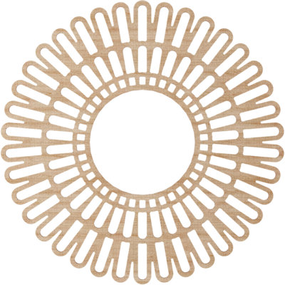 Médaillon de plafond en bois Cornellius