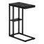 Table d'appoint, en forme de C, bout, côté, collation, salon, chambre à coucher, métal, stratifié-1423404436-1447032673
