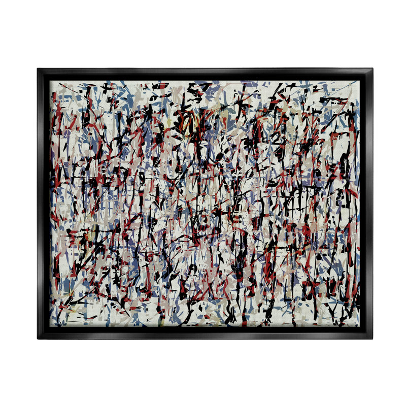Art mural sur toile Stupell Industries par Angel Estevez, H 16 po x l 20 po x P 1,5 po, Giclée encadrée noir minuit