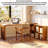 L-Shaped Solid Wood Solid Wood Writing Desk-1499380165