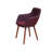 Caviness Chavers Polyester Armchair Dining Chair-1793290063