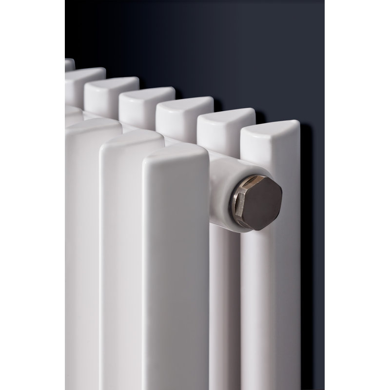 Andromeda Vertical Designer Radiator, White, 180 cm H x 60 cm W x 10.7 cm D