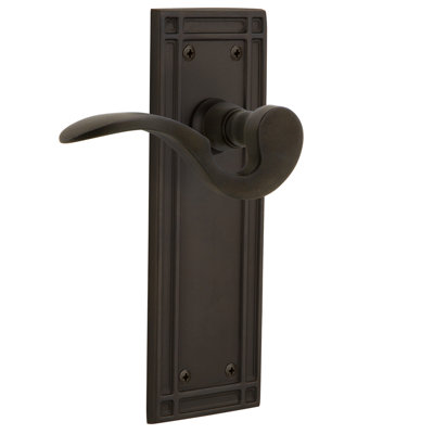 Mission Plate Passage (Hall & Closet) with Manor Lever