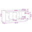 Unfinished TV Stand for TVs up to 49" with Fireplace Included-1251596475