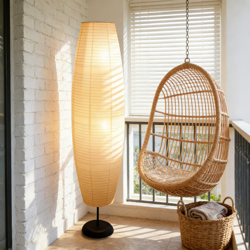 Lampe sur pied en papier Modern Modern