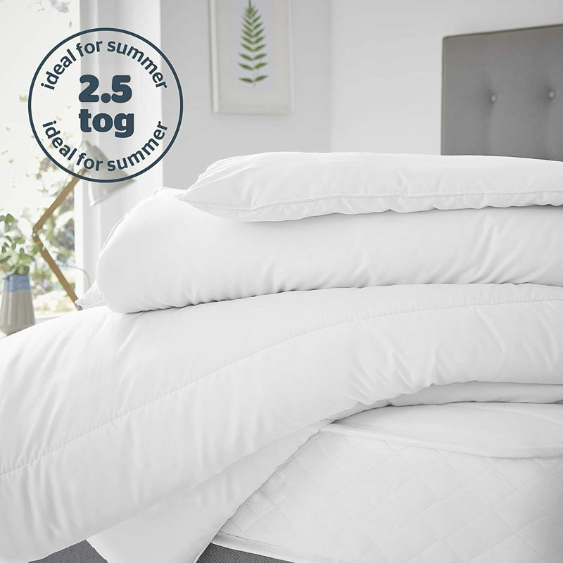 Kensington 2.5 TOG Summer Duvet Quilt – Lightweight, Breathable, Cooling Duvet for Hot Sleepers & Warm Bedrooms