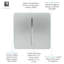 Trendi Switch 1 Gang Intermediate Rocker Light Switch-86175289