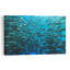 Fish School Contemporary Fish Nature Ocean Wall Art Print-74942666