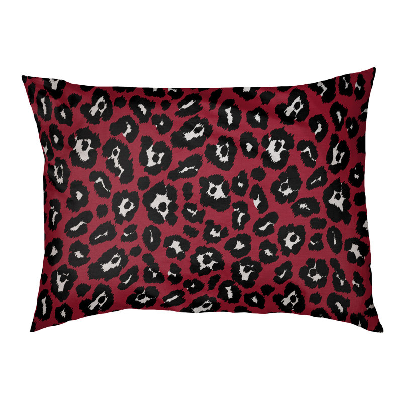 Lit pour chat Designer, Moyen (L 32,5 po x l 42,5 po), Rouge / blanc / noir