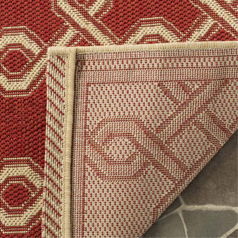 Gonde Martha Stewart Performance Geometric Indoor/Outdoor Area Rug, Runner 2'7" x 8'2"