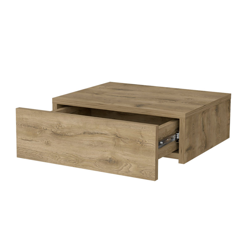 Table de chevet flottante 5 tiroirs 5 po, Gray