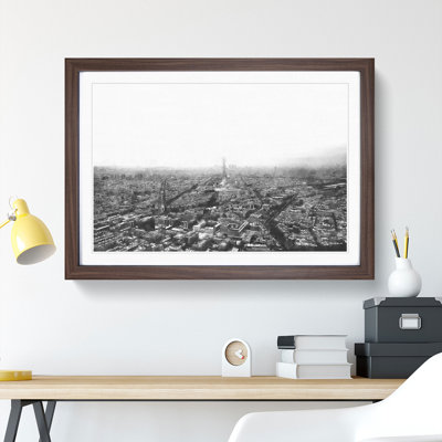 Paris Skyline - Picture Frame Graphic Art Print