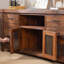 Armoire de rangement en bois massif
