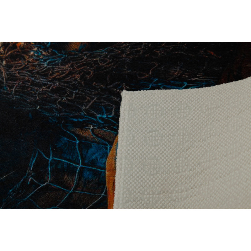 Premium Hall Carpet, 31.5 x 78.7 Inches | 100% Polyester, Antibacterial | 0.04 in Pile Height, Non-Slip Underside, Machine Washable | 3D Digital Printing | Ideal for Living Room & Entryway, Easy Maintenance