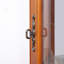 Armoire d'angle lumineuse avec portes en verre et 3 tablettes-2053293326