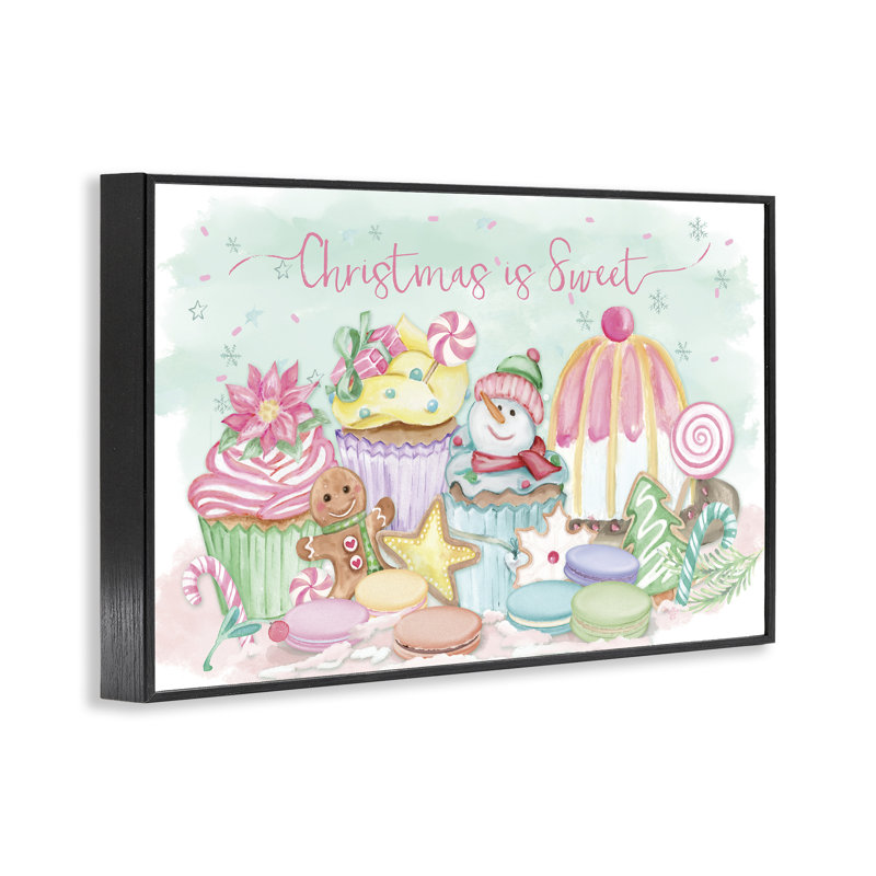 «Christmas Is Sweet Festive Desserts», estampe numérique, conception de Mollie B., H 12 po x l 18 po