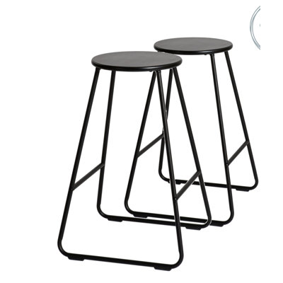Counter Stool with Metal Frame