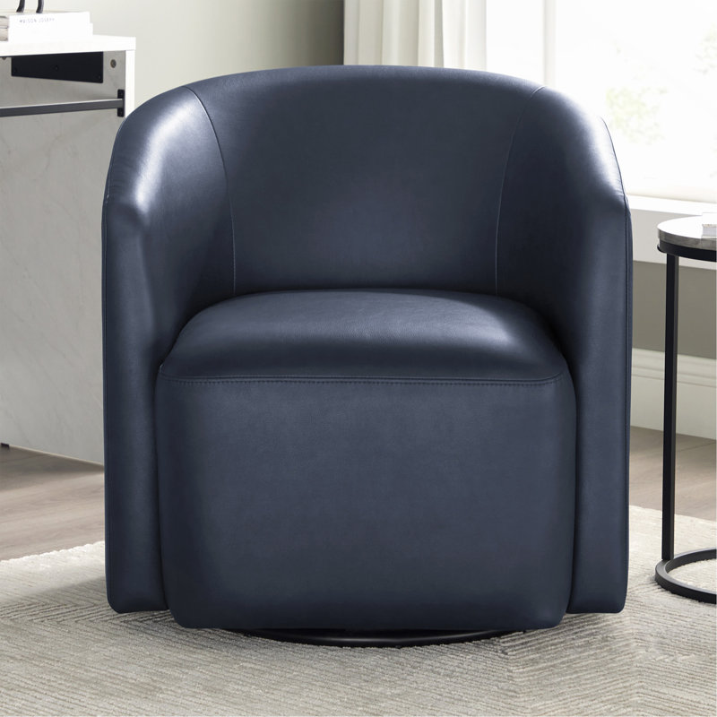 Fauteuil demi-tonneau pivotant Midnight Blue, Marine 
