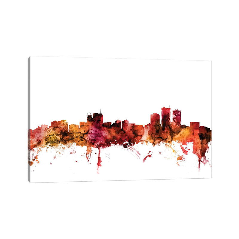 Anchorage, Alaska Skyline by Michael Tompsett - Wrapped Canvas Gallery-Wrapped Canvas Giclée
