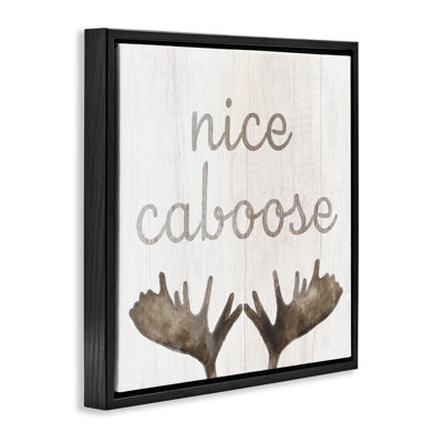 Nice Caboose Bathroom Moose Antlers