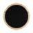 Frony Round Pieced Wood Wall Mirror