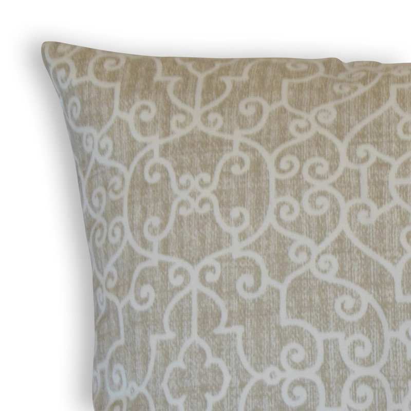 Coussin intérieur / extérieur Olimpia, Hauteur (18 po) x largeur (18 po), Gris