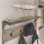 Portemanteau avec banc et rangement pour chaussures Claryce