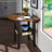 Pulukan Counter Height Drop Leaf Dining Table-84497192-84497190