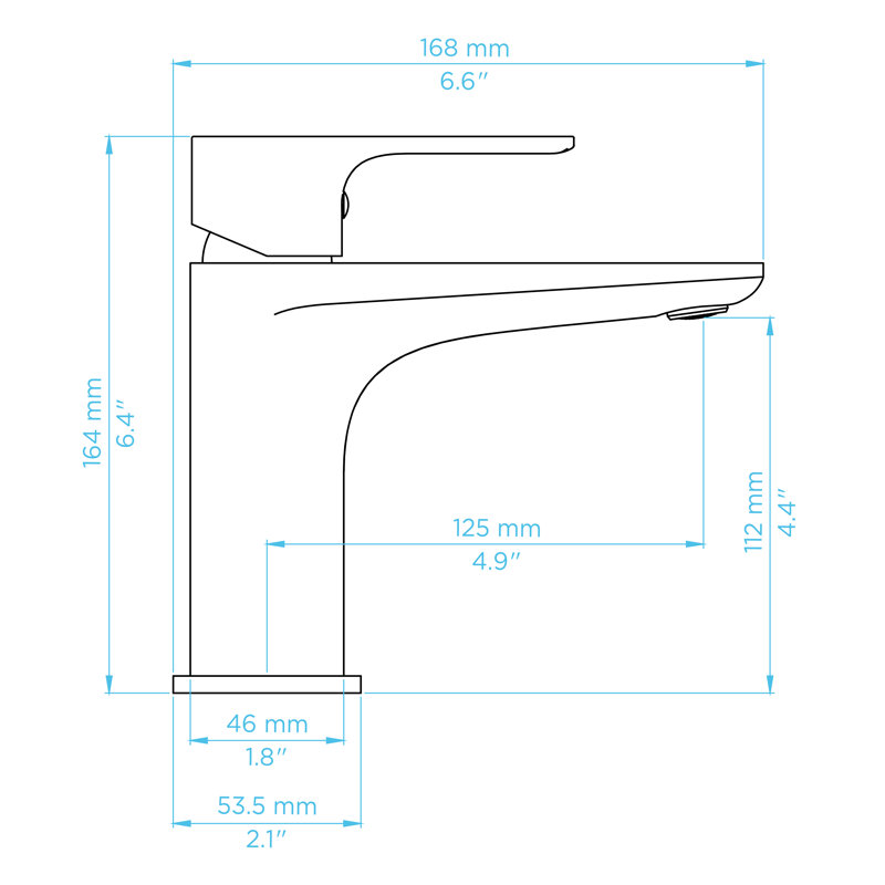 Single-handle Bathroom Faucet with Drain Assembly