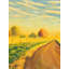 "Dans la campagne" sur toile
