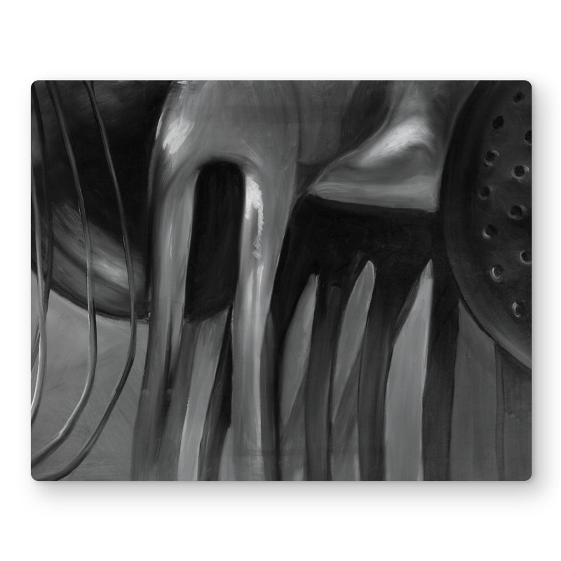 Kitchen Tools - Hyperrealist Metal Print for Home Decor