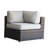 Wicker Sectional Corner - Brown