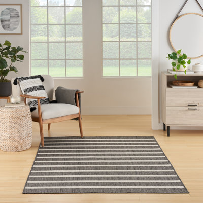 Shaila Striped Indoor / Outdoor Rug