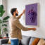 Purple Grapes Botanical - Wrapped Canvas-1517540936-1517540935