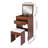 Vanity Table With Mirror And Stool-114337649