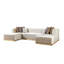 Canapé modulaire en velours Awalt-613833836