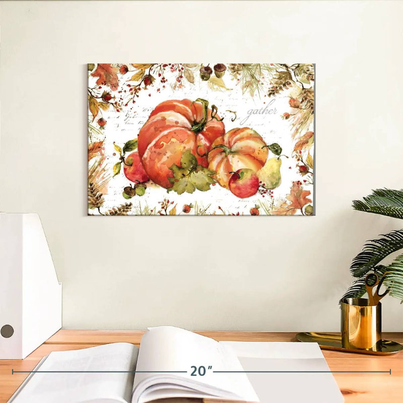 Yarlin Watercolor Fall Days, H 8 po x l 12 po