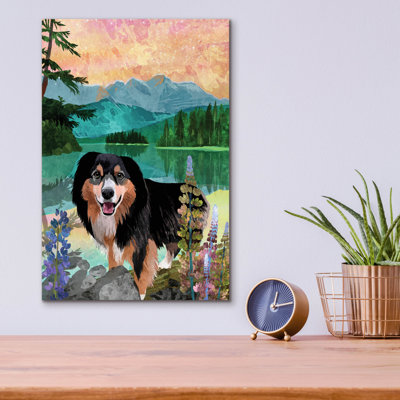 'Lupins' by Thatgrubgirl Acrylic Glass Wall Art, 12" x 16"